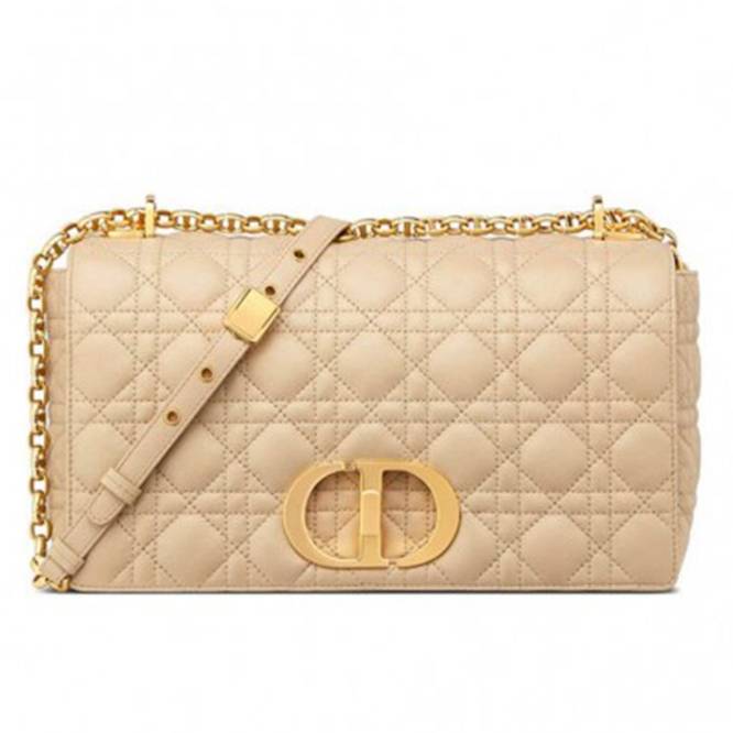 DIOR LARGE CARO HANDBAG  M9243UWHC_M39U  (29cm*18cm*10cm)